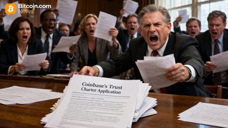 Grupo bancário dos EUA critica aprovação condicional de trust da Coinbase por riscos